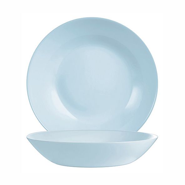 Teller tief 20 cm Hartglas Diwali paradise blue